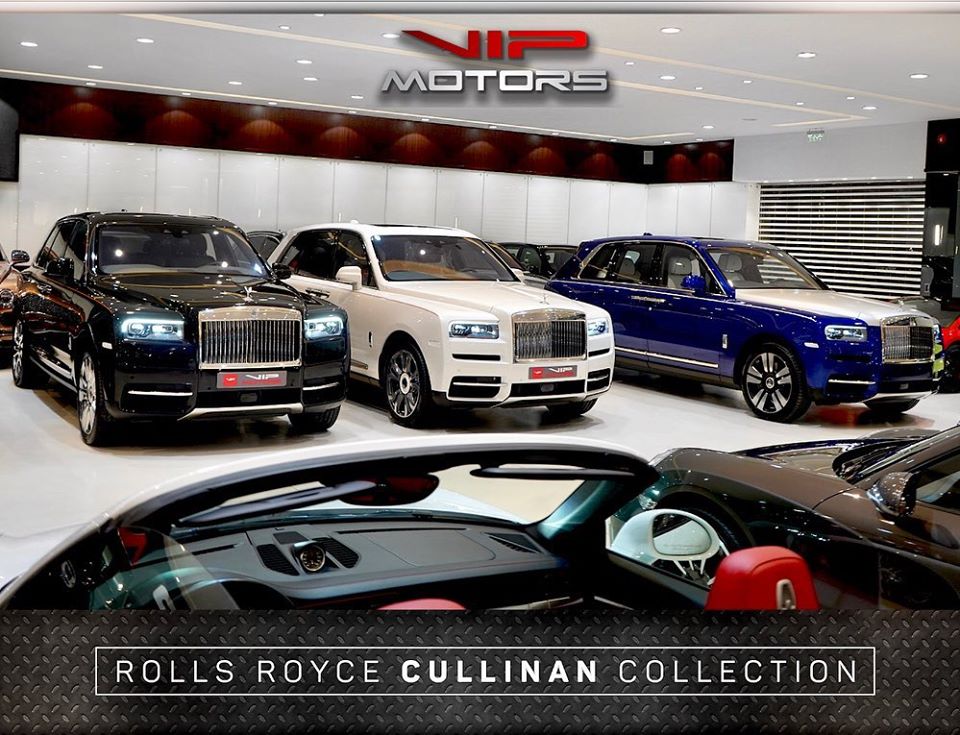3 chiếc Rolls-Royce Cullinan mang c&aacute;c m&agrave;u sắc kh&aacute;c nhau
