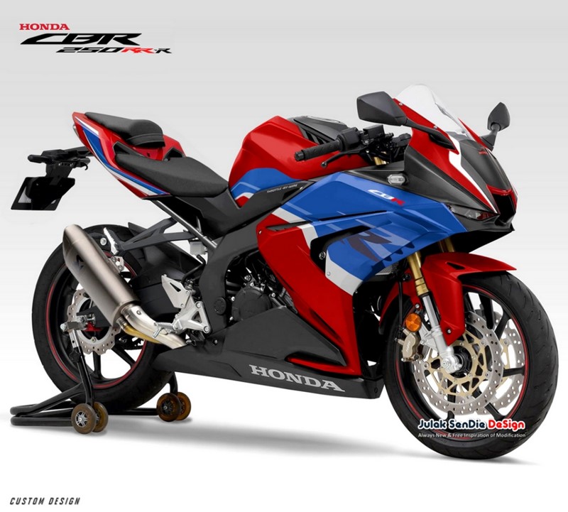 H&igrave;nh ảnh được cho l&agrave; Honda CBR250RR-R với động cơ 4 xy-lanh sẽ được ra mắt trong tương lai