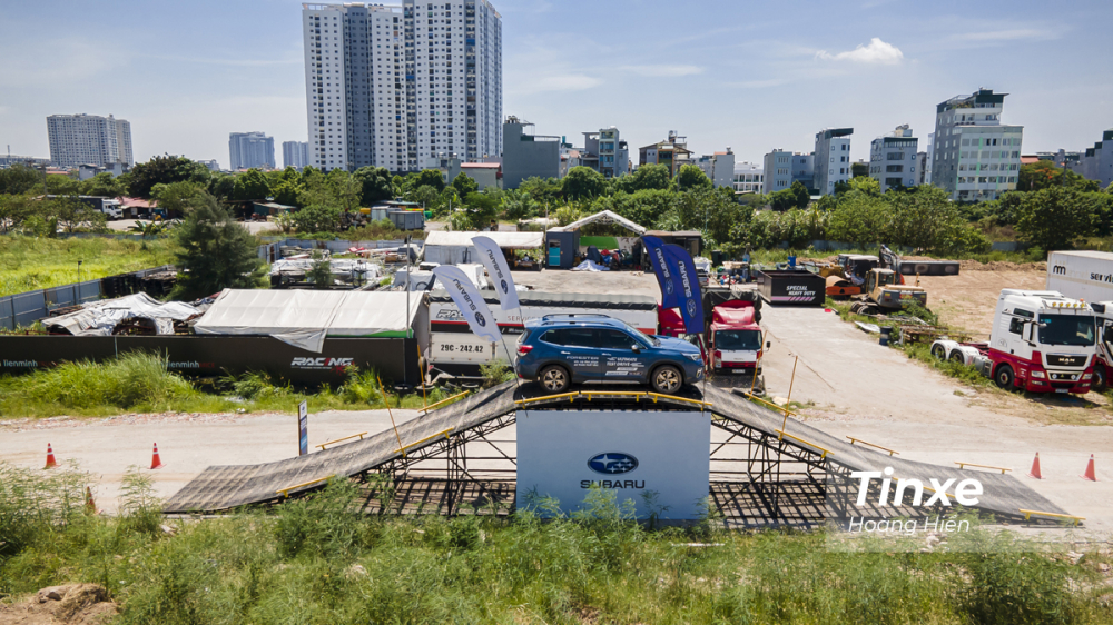 Thử nghiệm Subaru Forester trong những b&agrave;i thử kh&oacute; khăn.