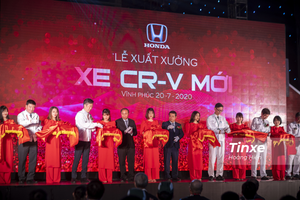 Lễ xuất xưởng Honda CR-V 2020 đầu tiên tại Việt Nam.