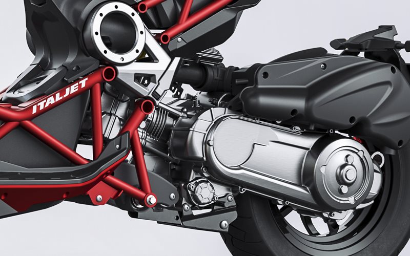 Xe sở hữu khung mắt c&aacute;o giống Ducati Monster