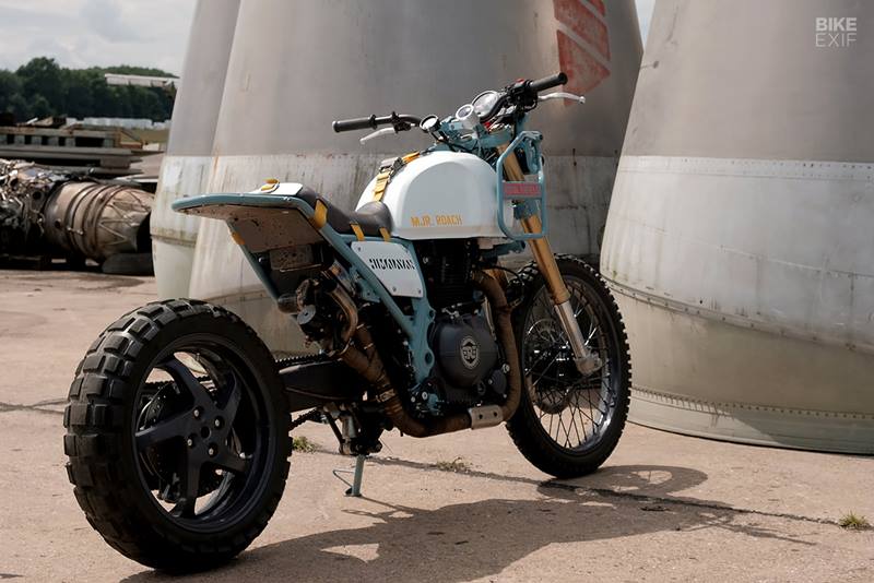 Bản độ Royal Enfield Himalayan Turbo MJR Roach được trang bị loạt đồ hiệu hiện đại