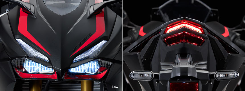 Hệ thống đèn chiếu sáng Honda CBR250RR 2021 Hệ thống đèn chiếu sáng Honda CBR250RR 2021