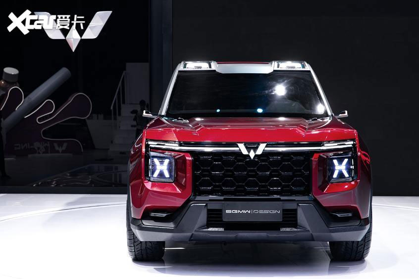 Thiết kế đầu xe của Wuling Hong Guang X
