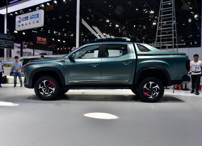 B&ecirc;n sườn của mẫu xe b&aacute;n tải concept Maxus mới