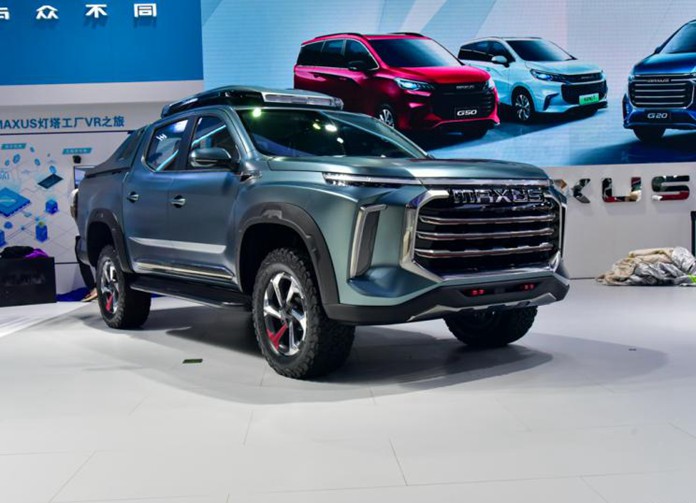 Maxus đ&atilde; giới thiệu một mẫu xe b&aacute;n tải concept ho&agrave;n to&agrave;n mới tại Triển l&atilde;m &Ocirc; t&ocirc; Th&agrave;nh Đ&ocirc; 2020