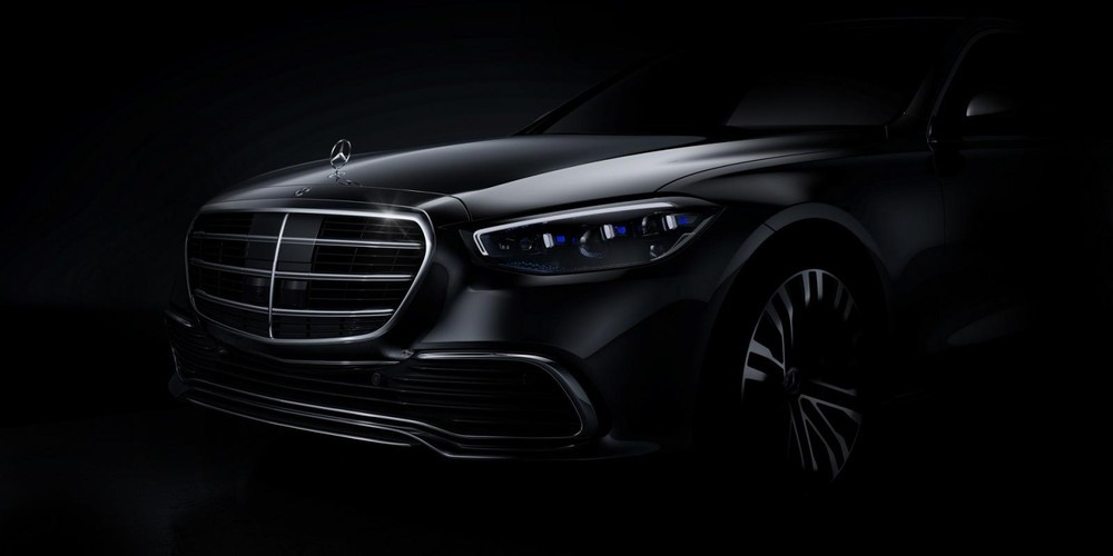 Thiết kế đầu xe của Mercedes-Benz S-Class 2021