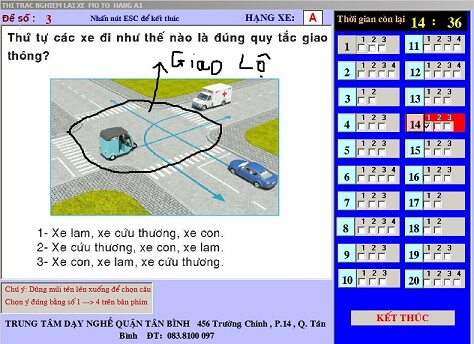 Mẹo nhìn xe vào gần giao lộ Mẹo nhìn xe vào gần giao lộ