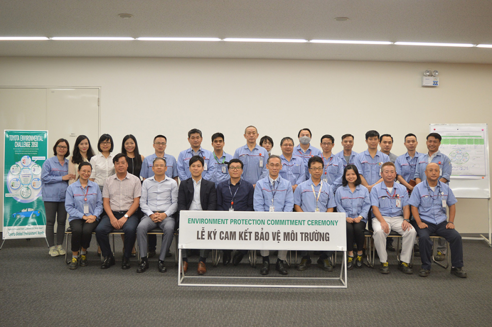 Lễ k&yacute; cam kết m&ocirc;i trường 2020