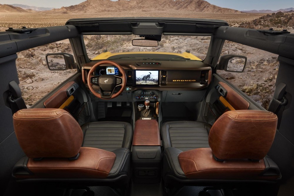 Nội thất bên trong Ford Bronco mới Nội thất bên trong Ford Bronco mới