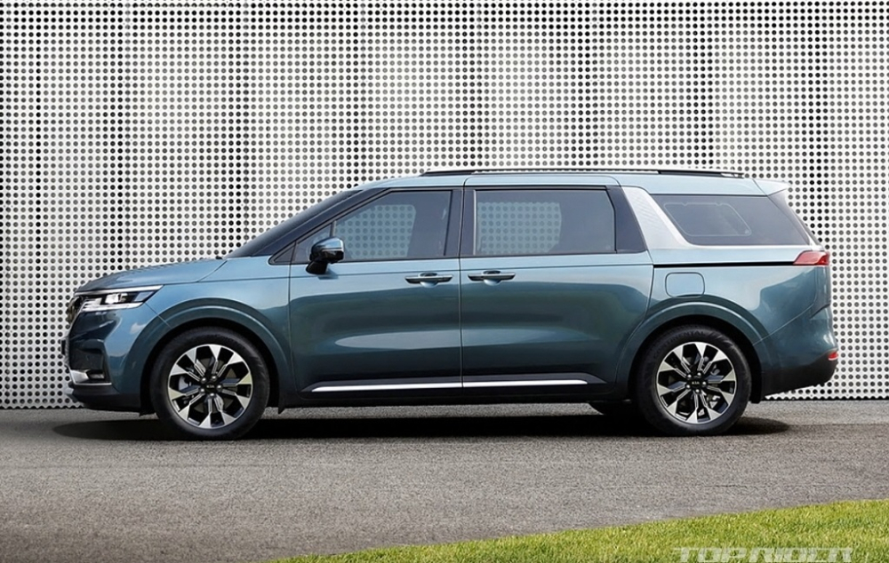 Kia Sedona 2021 sở hữu k&iacute;ch thước lớn hơn trước