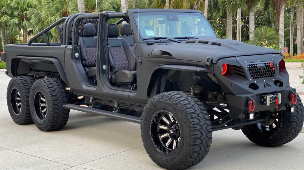 Jeep Gladiator 6x6 độ bởi&nbsp;So Flo Jeeps ở South Florida, Mỹ