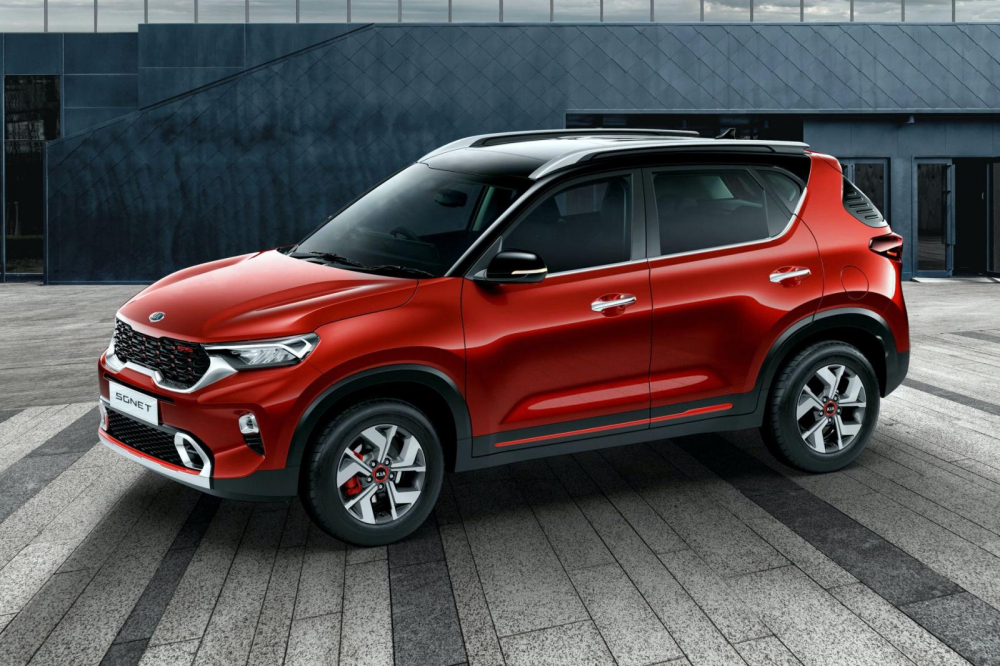 Thiết kế đầu xe của Kia Sonet bản GT Line Thiết kế đầu xe của Kia Sonet bản GT Line