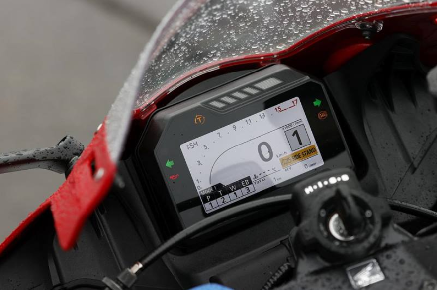 Đồng hồ TFT màu trên Honda CBR600RR 2021