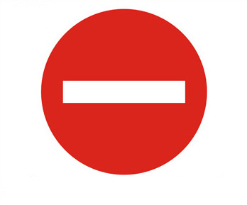 Biển cấm đi ngược chiều P.102 Biển cấm đi ngược chiều P.102