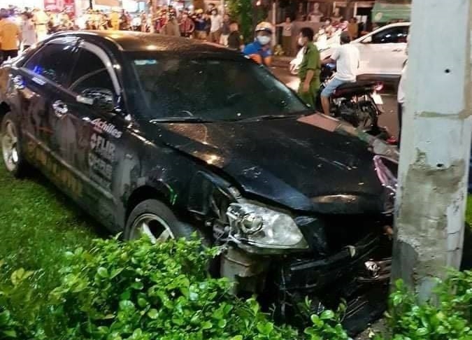 Thiệt hại nghiêm trọng của xe Toyota Camry