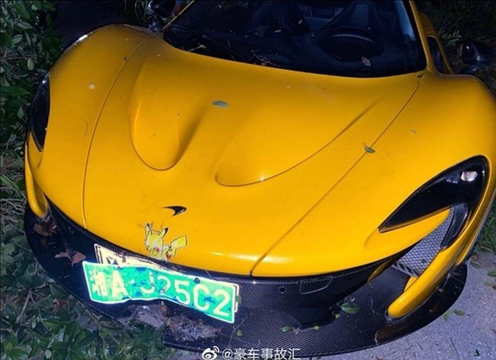 Đ&acirc;y l&agrave; vụ tai nạn McLaren P1 thứ 2 tại Trung Quốc được nh&igrave;n thấy