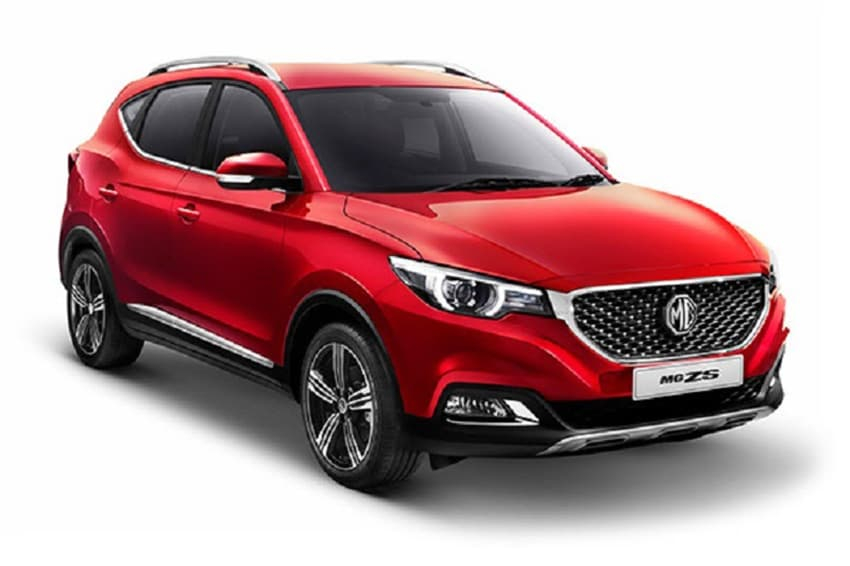 Mẫu xe MG ZS màu đỏ nổi bật Mẫu xe MG ZS màu đỏ nổi bật