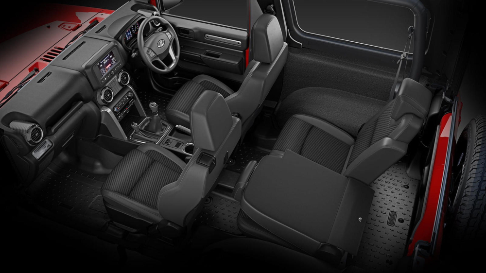 Tổng quan nội thất của Mahindra Thar