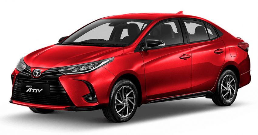 Ở bản cao cấp, Toyota Yaris v&agrave; Yaris Ativ 2020 d&ugrave;ng v&agrave;nh hợp kim 15 inch