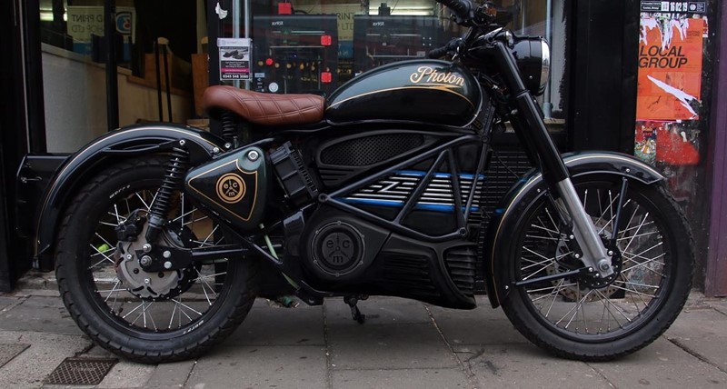 Mẫu xe m&ocirc; t&ocirc; điện được thiết kế dựa tr&ecirc;n Royal Enfield trước đ&acirc;y
