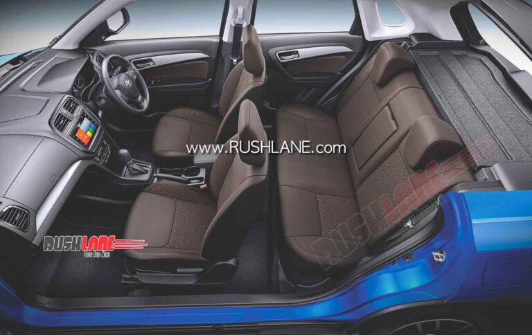 Thiết kế nội thất của Toyota Urban Cruiser