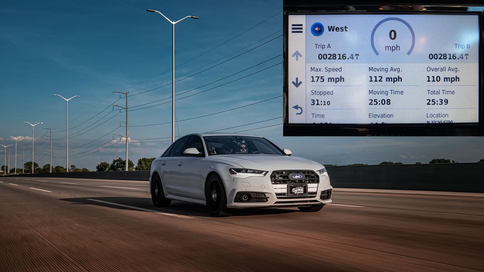Arne Toman v&agrave; Doug Tabbutt đ&atilde; lập kỷ lục Cannonball Run mới bằng một chiếc Audi S6 2016 độ