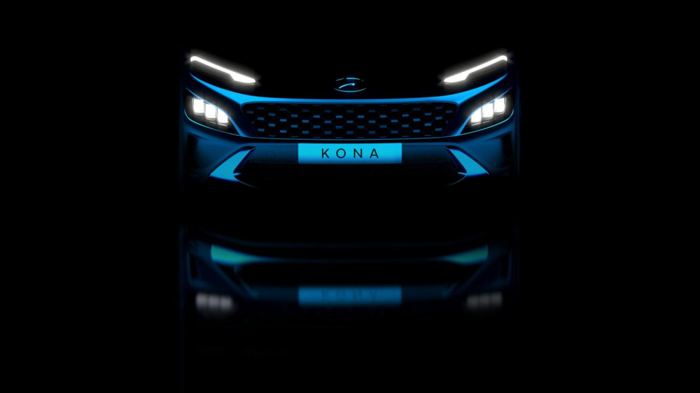 H&igrave;nh ảnh h&eacute; lộ thiết kế đầu xe của Hyundai Kona 2021 bản thường