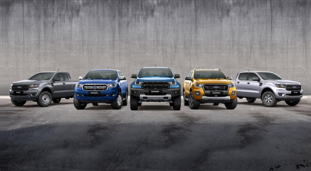 Dàn xe Ford Ranger 2020 tại thị trường Úc