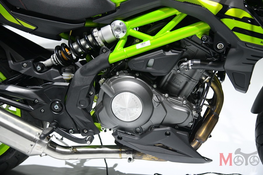 Xe mang toàn bộ khung sườn, động cơ của Benelli 302S