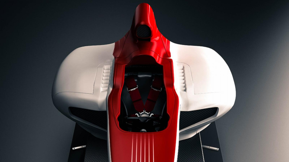 Cranfield F1 Simulator được chế tạo dựa theo khu&ocirc;n xe F1 thực