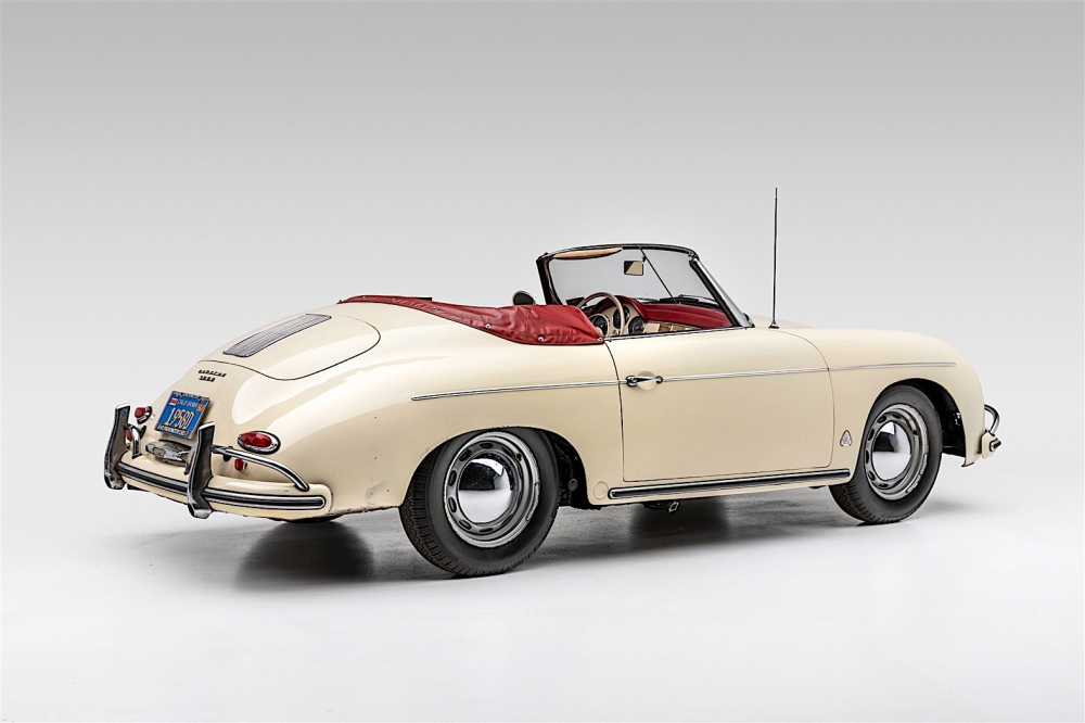 Phía sau của chiếc Porsche 356A Convertible D 1959 Phía sau của chiếc Porsche 356A Convertible D 1959