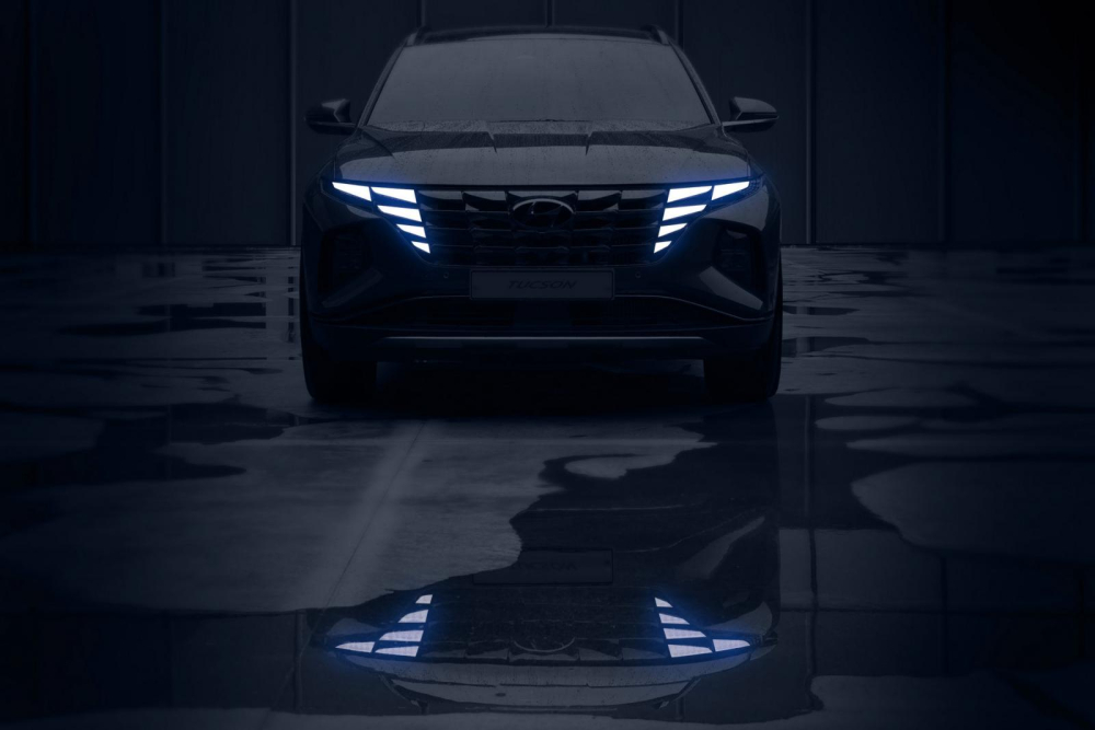 Thiết kế đầu xe của Hyundai Tucson 2021