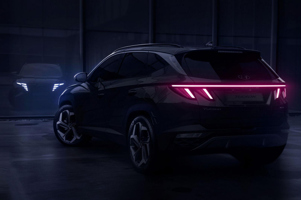 Thiết kế đằng sau của Hyundai Tucson 2021