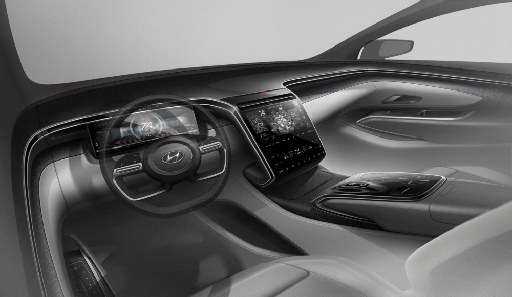Nội thất bên trong Hyundai Tucson 2021