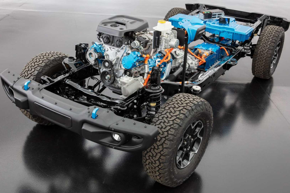 Hệ truyền động của&nbsp;Jeep Wrangler 4xe 2021