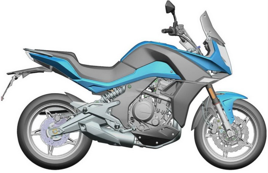 Thiết kế dự kiến của d&ograve;ng xe m&ocirc; t&ocirc; 750cc mới do KTM v&agrave; CFMoto ph&aacute;t triển
