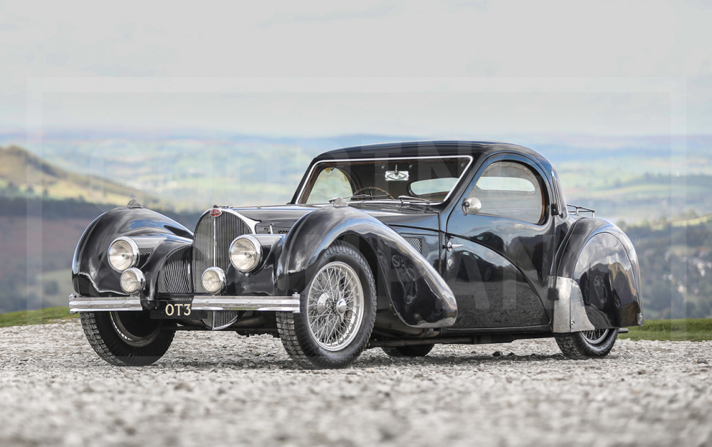 Phía trước của chiếc Bugatti Type 57S Atalante 1937
