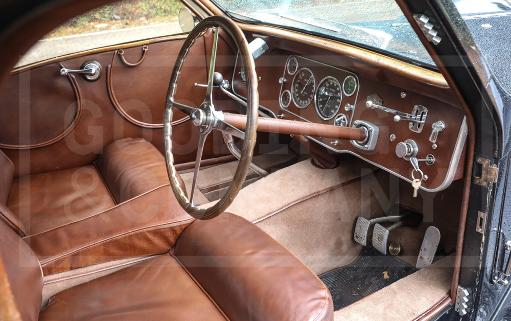 Nội thất của chiếc Bugatti Type 57S Atalante 1937