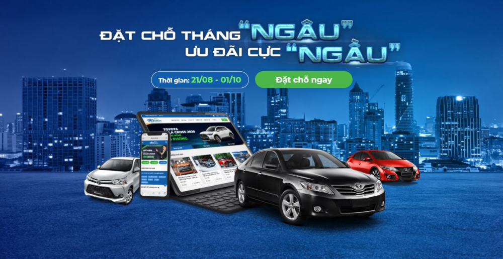 Đăng ký tham gia chương trình Đặt chỗ tháng Ngâu của oto.com.vn tại đây