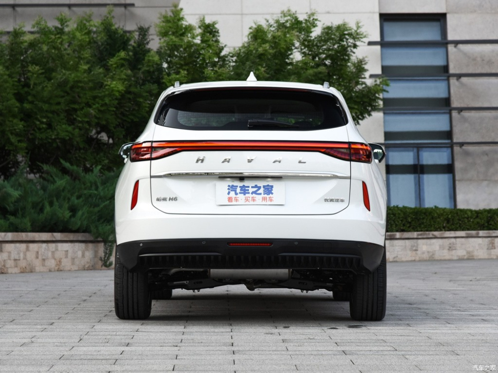 Đuôi xe có một dải đèn hậu chạy dài hết chiều ngang, phía dưới là hàng chữ Haval lớn