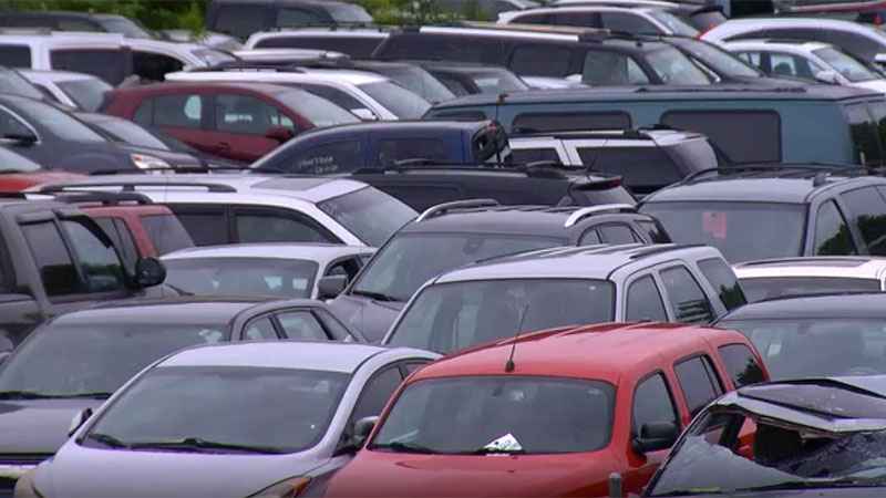 Những chiếc &ocirc; t&ocirc; bị cảnh s&aacute;t Minnesota tịch thu nằm trong b&atilde;i