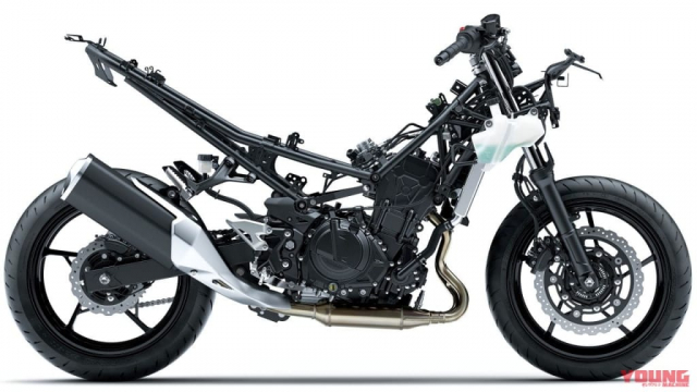 Khung sườn Kawasaki Ninja 400