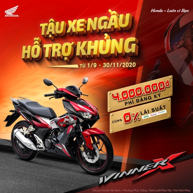 Honda Winner X 2020 giảm giá mạnh Honda Winner X 2020 giảm giá mạnh