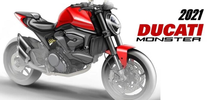 Hình ảnh được cho là thiết kế mới của Ducati Monster 821 2021 Hình ảnh được cho là thiết kế mới của Ducati Monster 821 2021