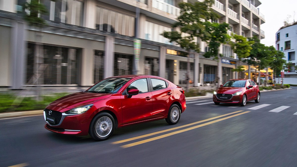New Mazda2 2020 (sedan) nhận ưu đãi hỗ trợ 50% lệ phí trước bạ từ THACO trong tháng 9/2020