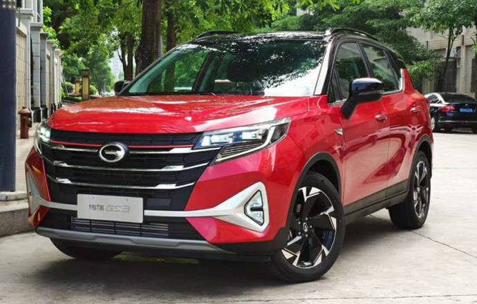 Phía trước của Trumpchi GS3 Power trông khá nặng nề