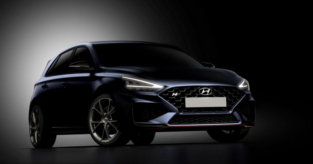 Thiết kế đầu xe của Hyundai i30 N 2021