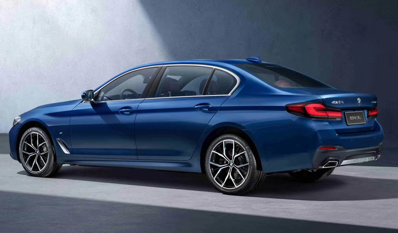 BMW 5-Series Li 2021 sở hữu thiết kế tổng thể khá giống xe ở thị trường quốc tế