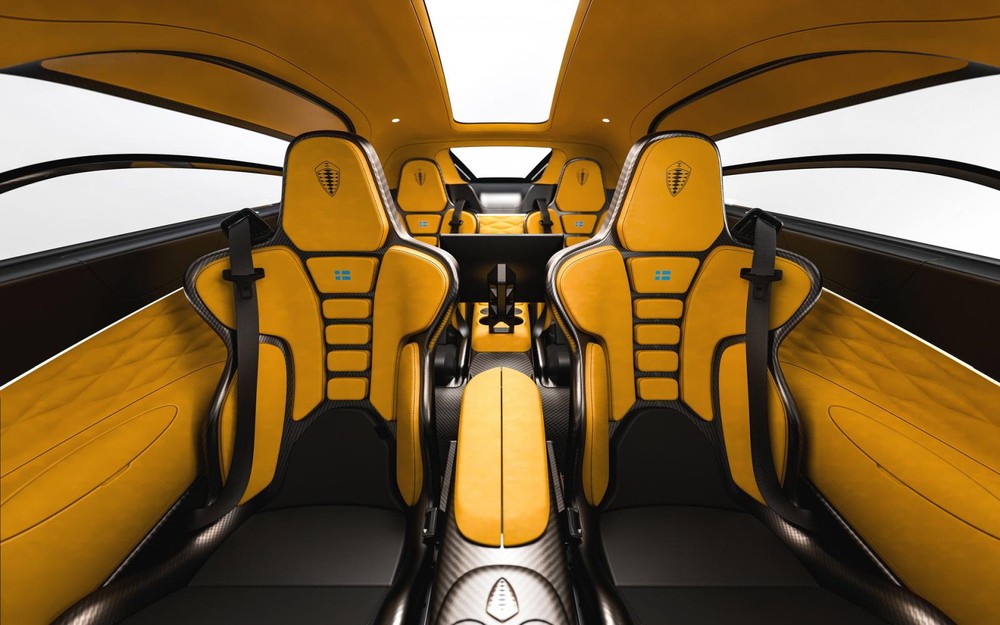 Koenigsegg Gemera có đến 4 chỗ ngồi nên rất phù hợp cho gia đình